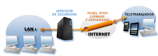 Conexi�n remota a la red